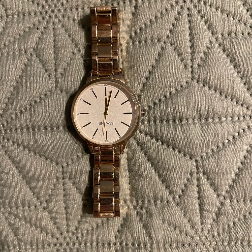 Nine West Gold Watch